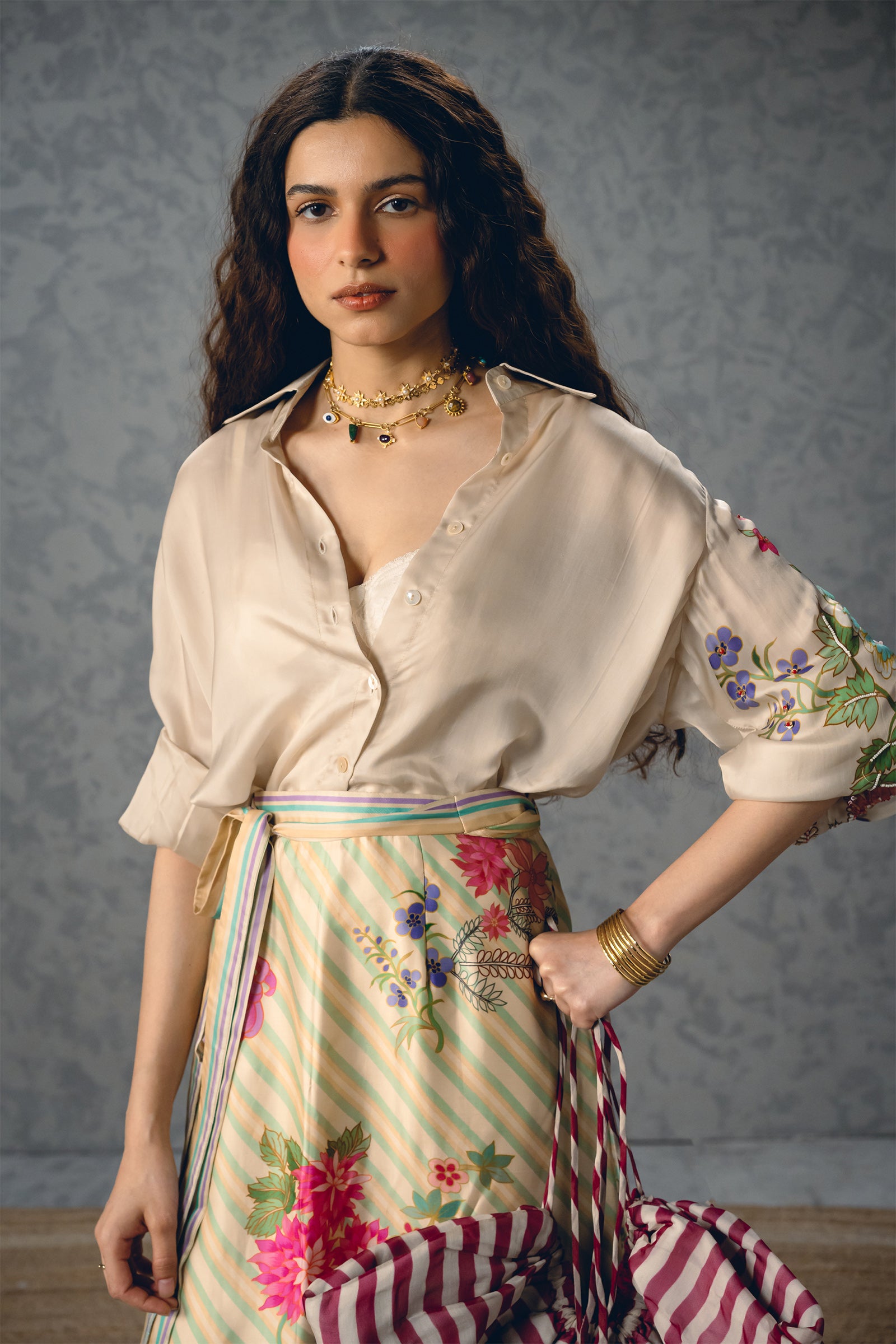 Skirt Shirt Off White