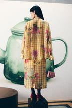 Skirt Shirt Bustier Yellow