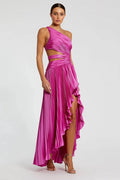 GOWN FUSCHIA GREEN