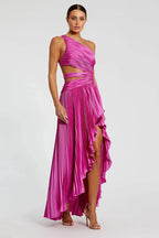 GOWN FUSCHIA GREEN