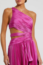GOWN FUSCHIA GREEN