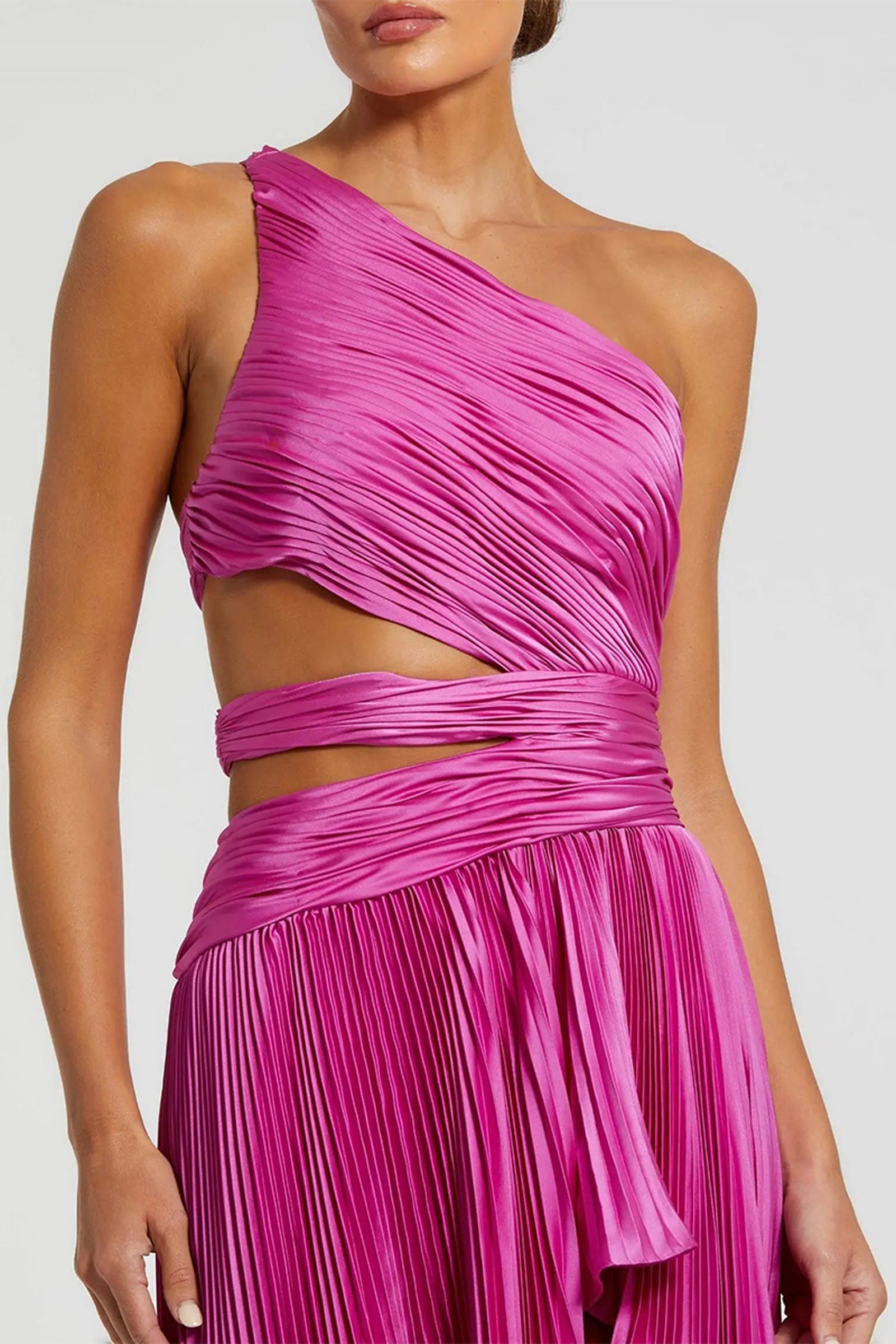 GOWN FUSCHIA GREEN
