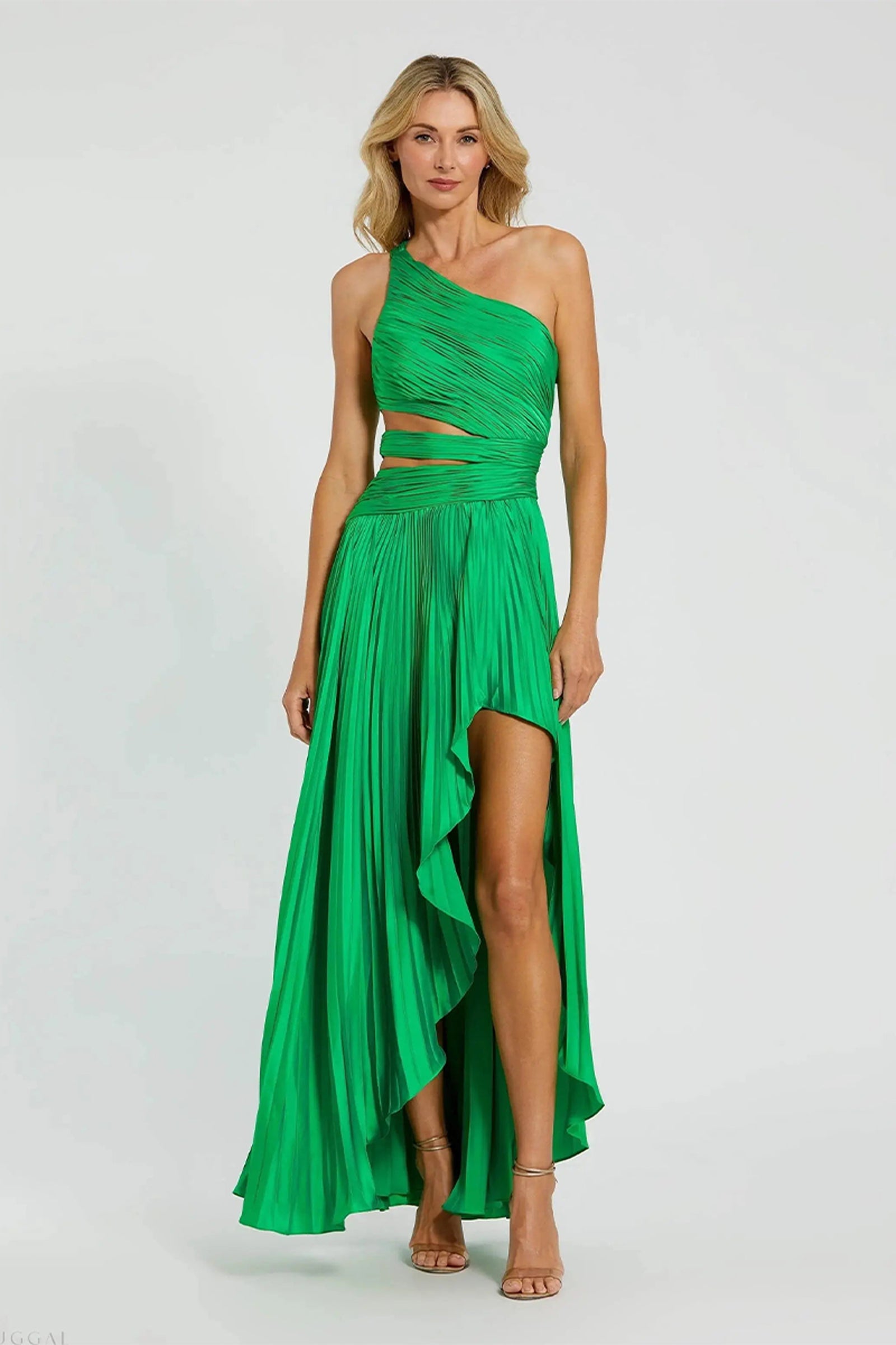 GOWN FUSCHIA GREEN