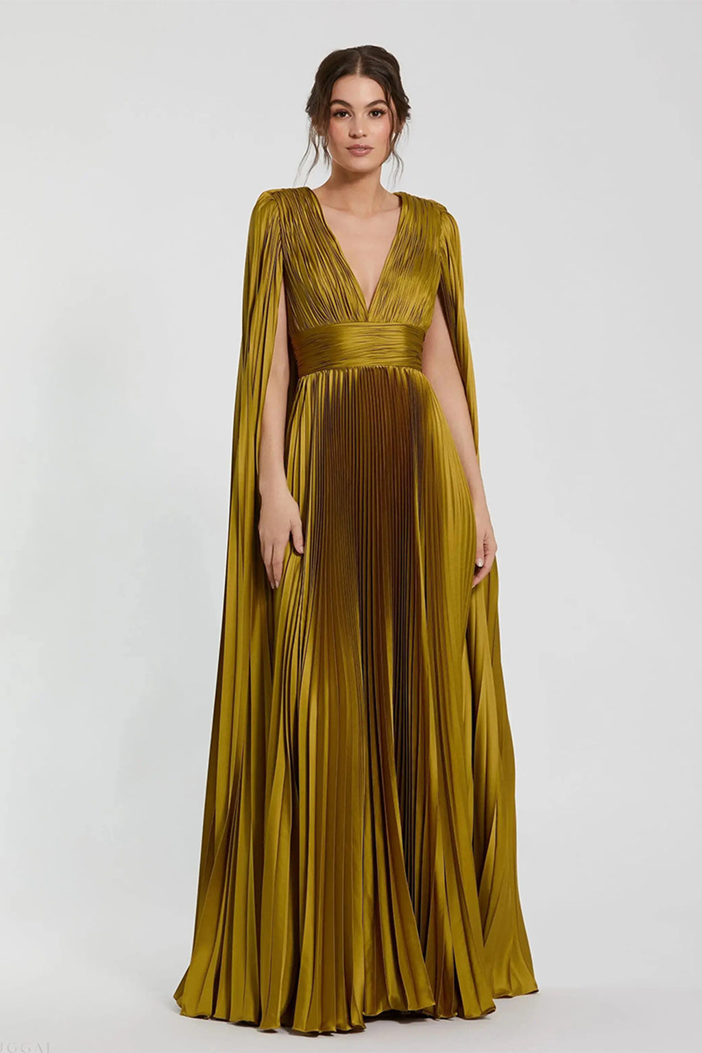 GOWN MUSTARD CHARTREUSE