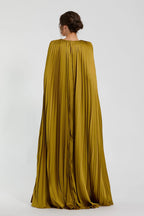 GOWN MUSTARD CHARTREUSE