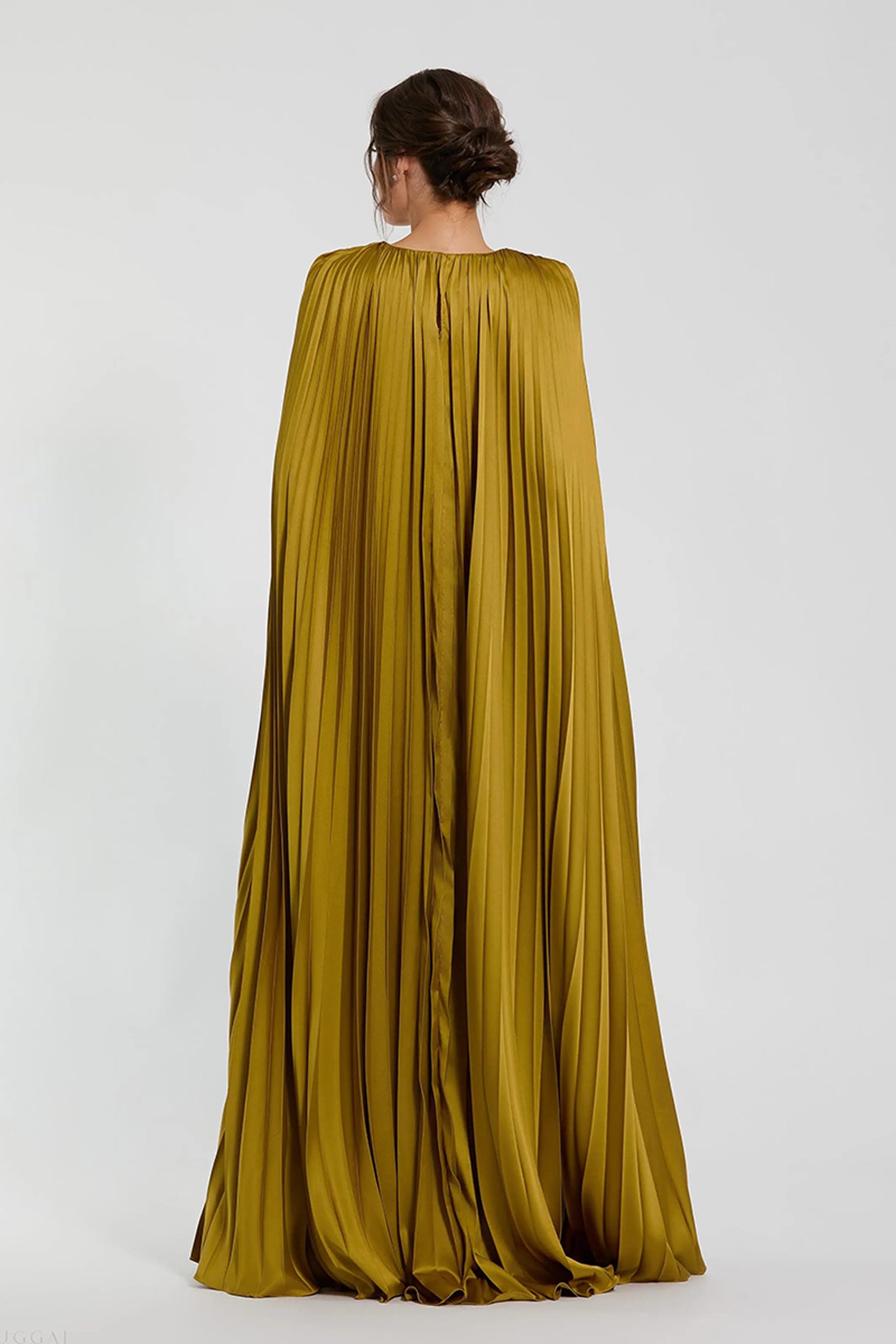 GOWN MUSTARD CHARTREUSE