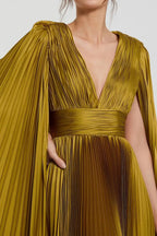 GOWN MUSTARD CHARTREUSE