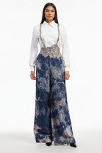 SHIRT TROUSER SUSPENDER DENIM BLUE