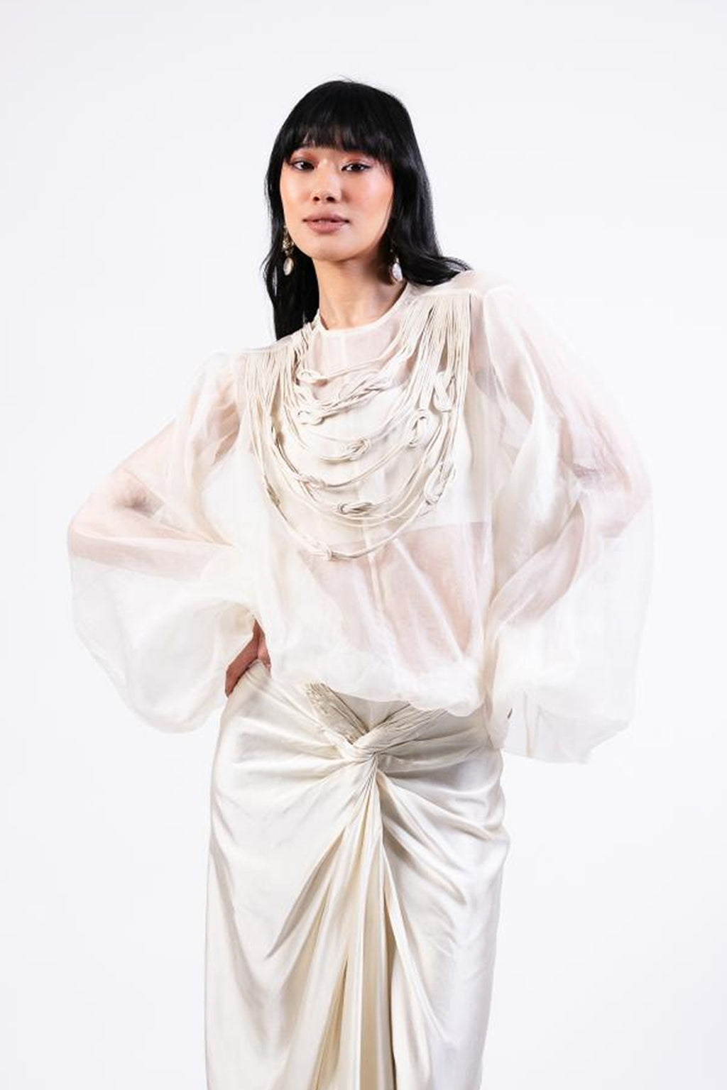 TOP SKIRT BUSTIER IVORY