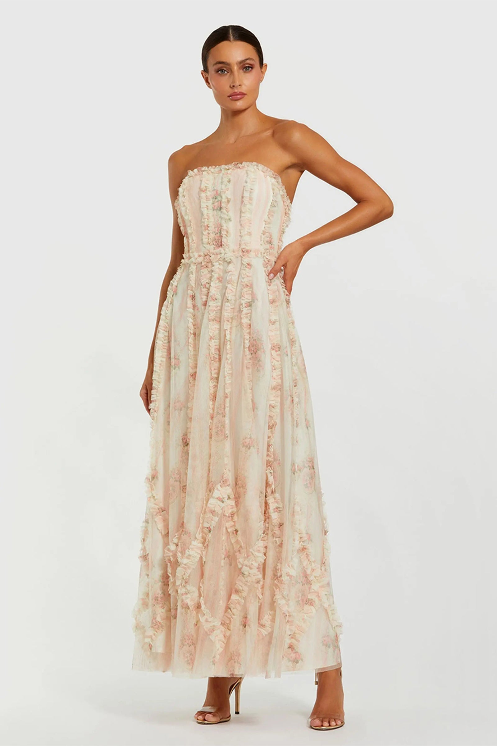 GOWN IVORY MULTI