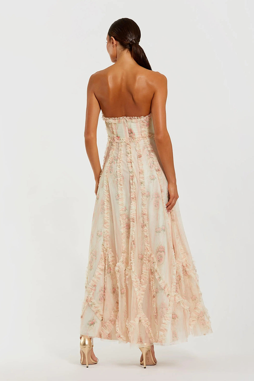 GOWN IVORY MULTI