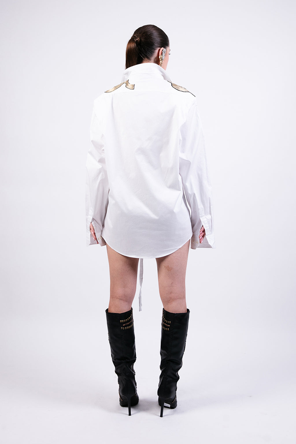 SHIRT DRESS WHITE