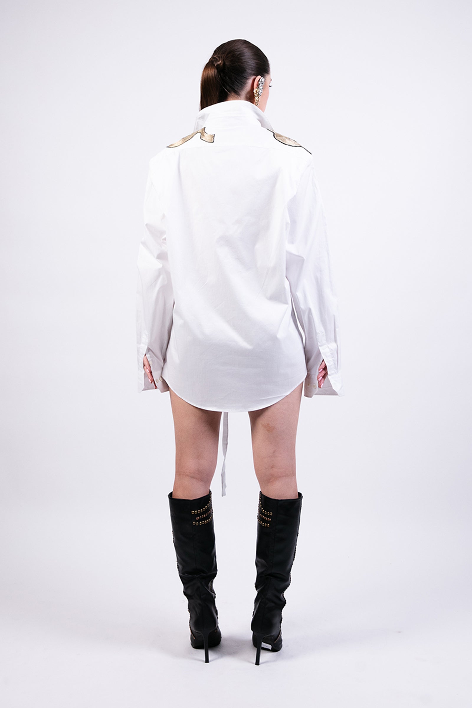 SHIRT DRESS WHITE