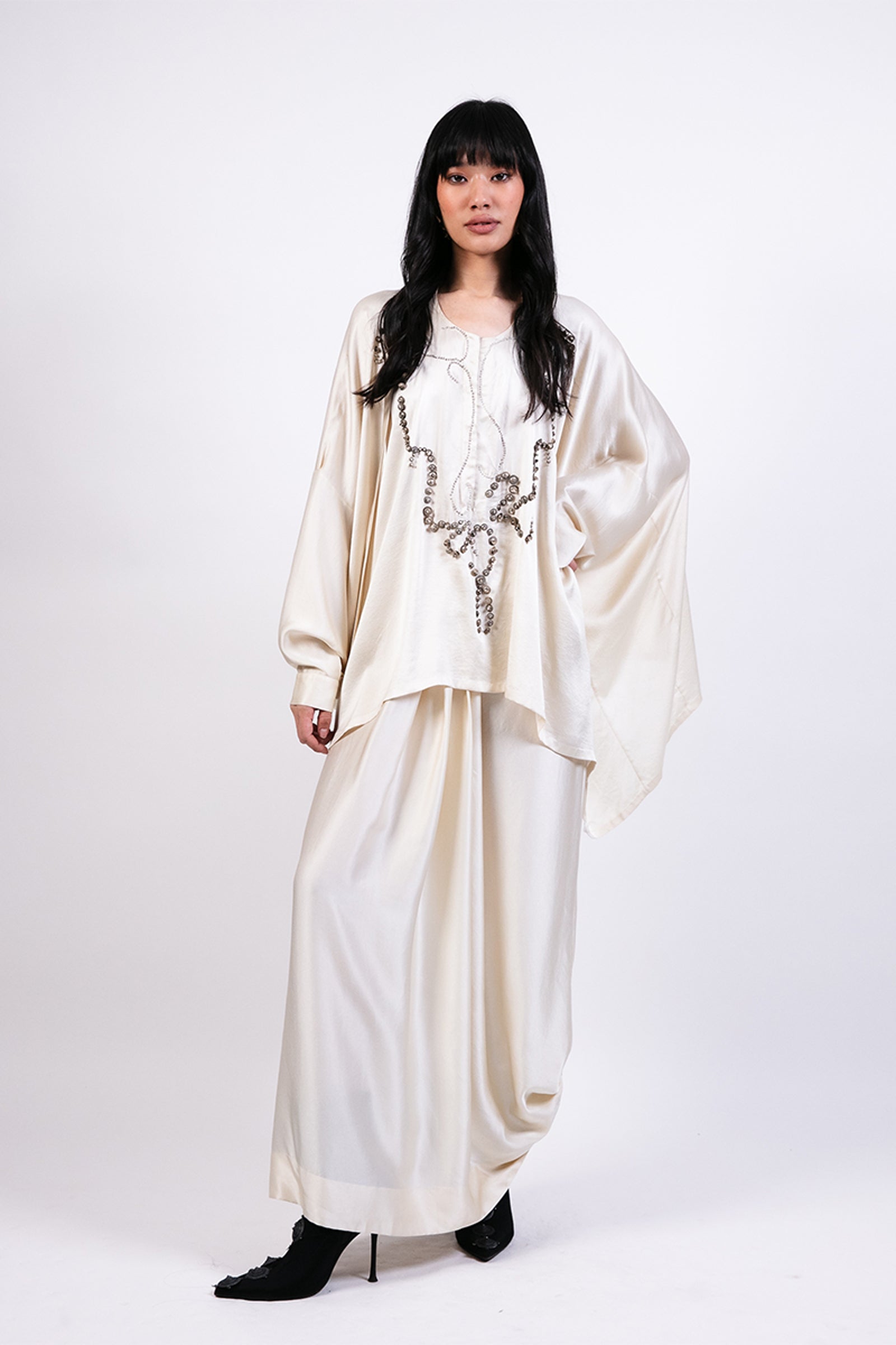 KURTI SKIRT OFF WHITE