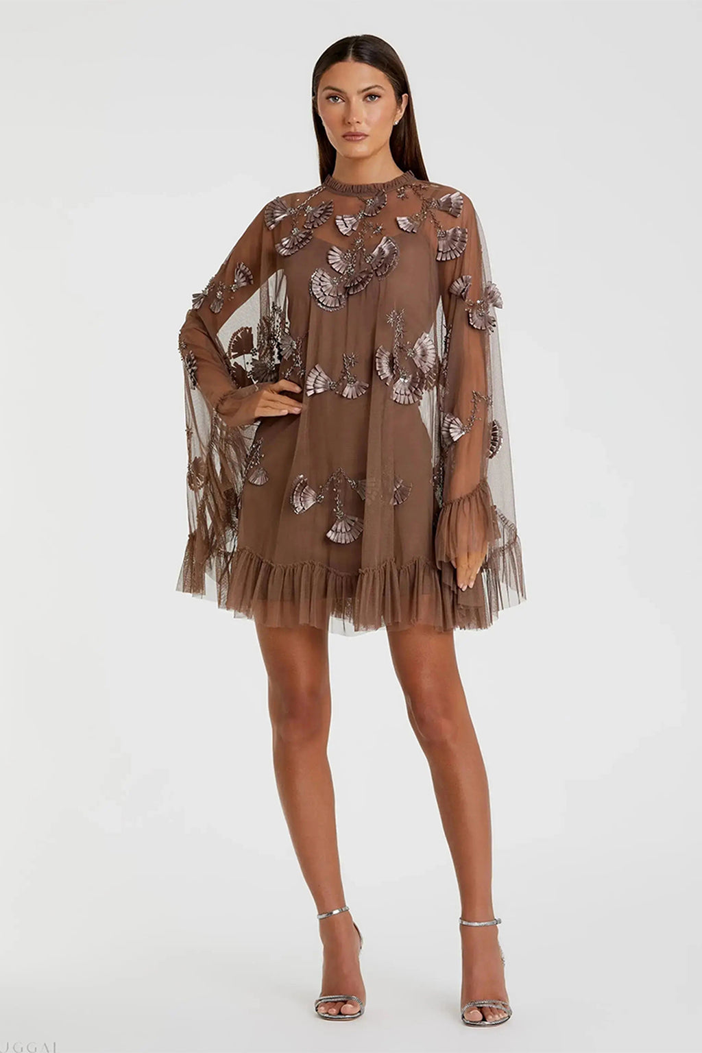 DRESS CHOCOLATE POWDER BLUE TWILIGHT