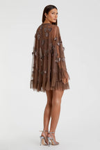 DRESS CHOCOLATE POWDER BLUE TWILIGHT