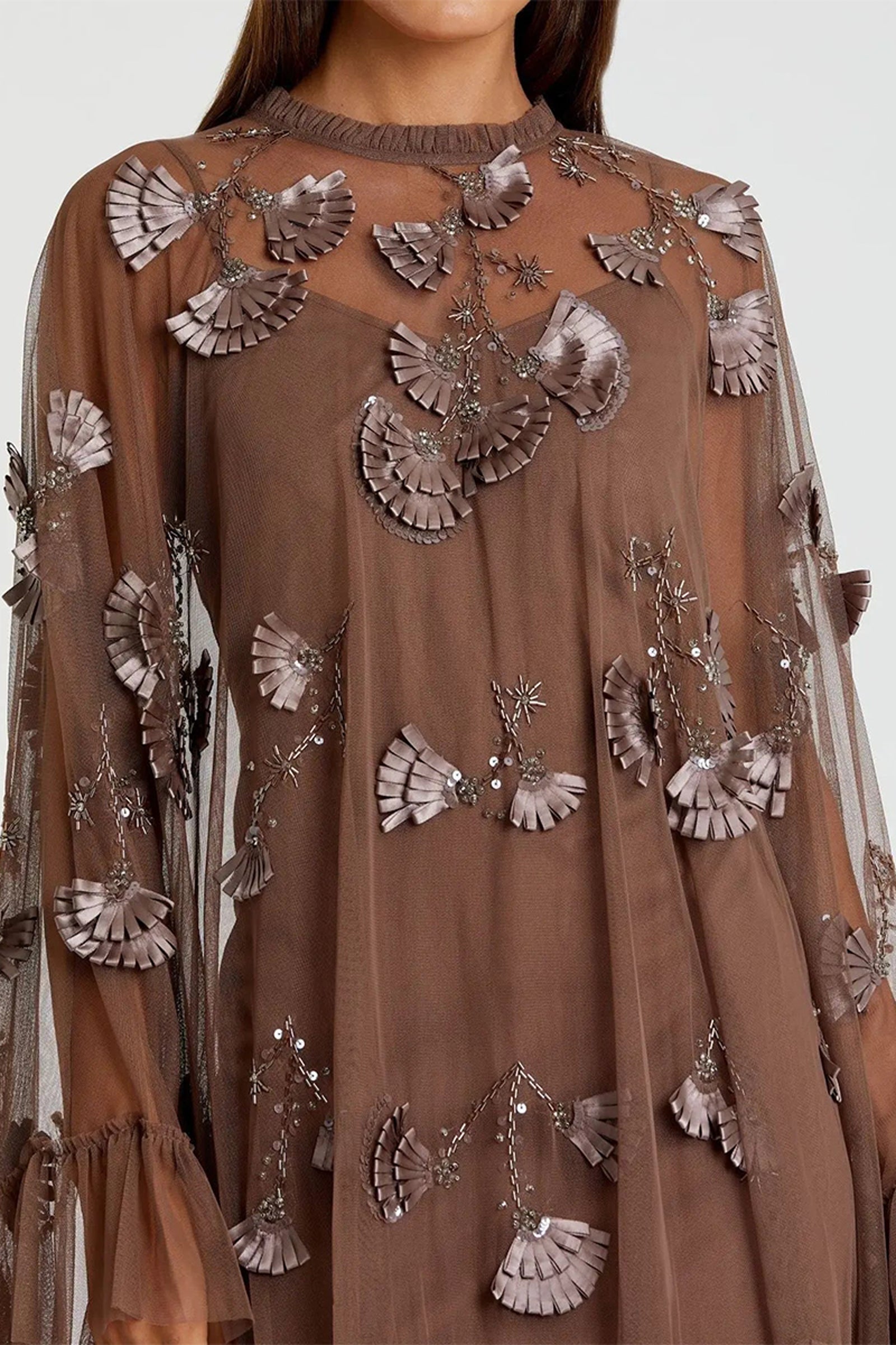 DRESS CHOCOLATE POWDER BLUE TWILIGHT