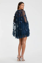 DRESS CHOCOLATE POWDER BLUE TWILIGHT