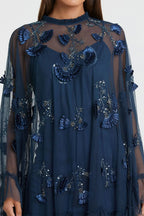 DRESS CHOCOLATE POWDER BLUE TWILIGHT