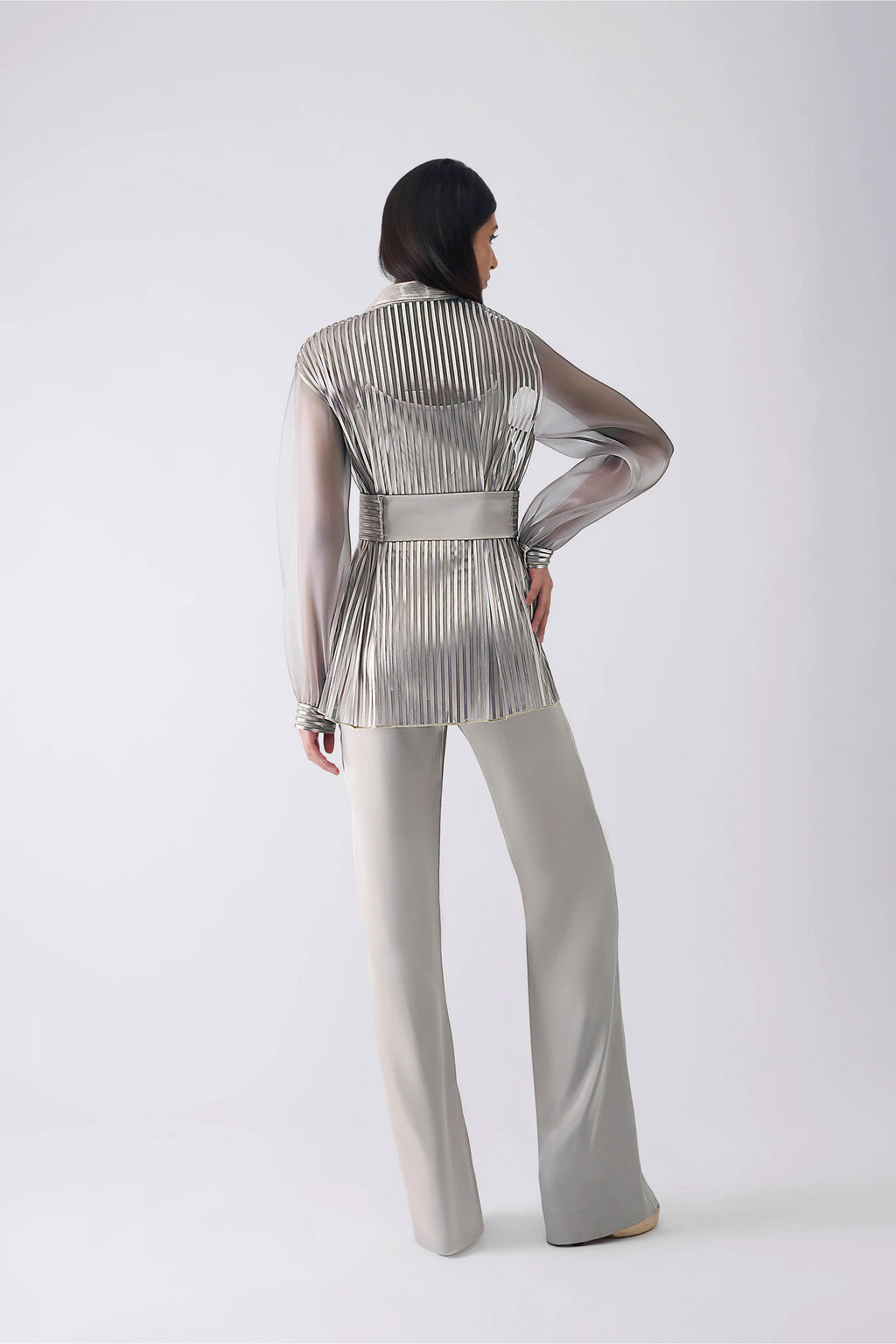 TOP PANT BLUSH ICE GREY
