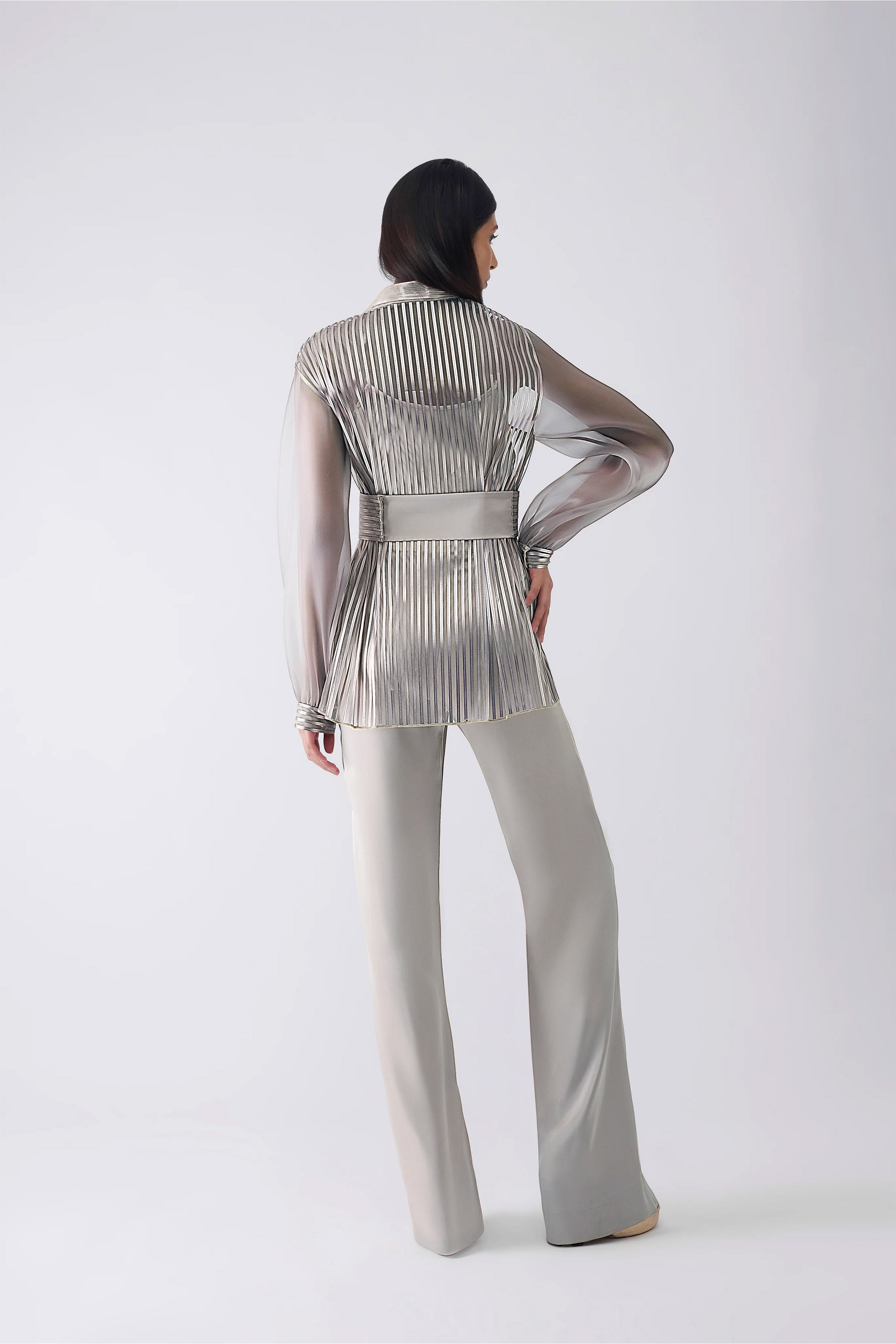 TOP PANT BLUSH ICE GREY