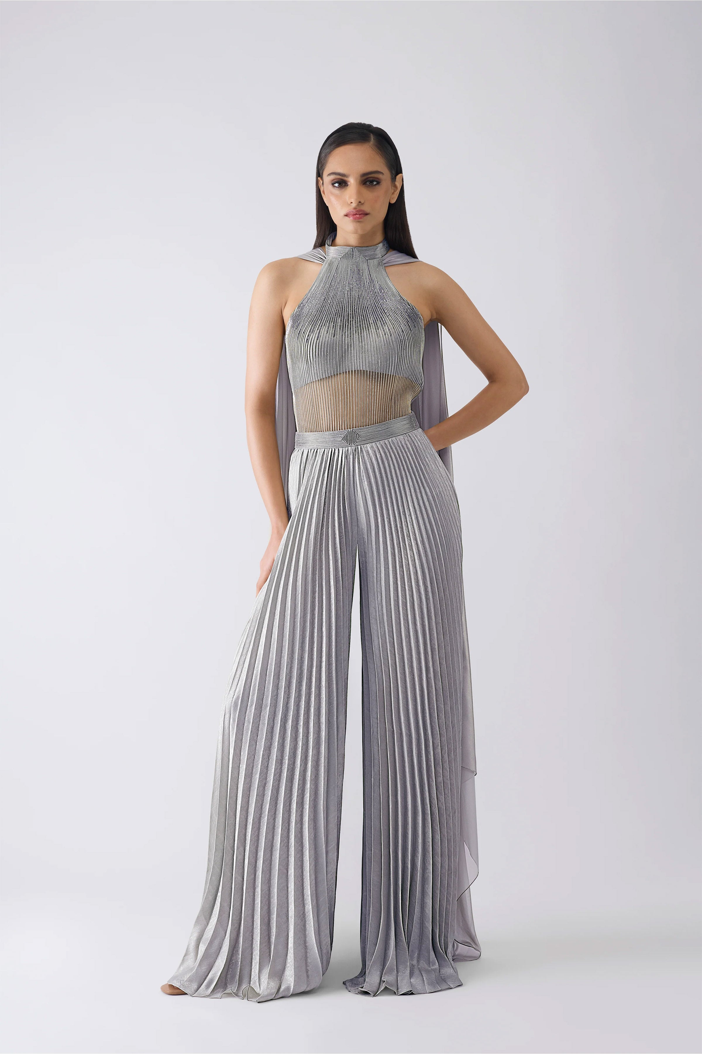 BODYSUIT PANT SAND ICE GREY