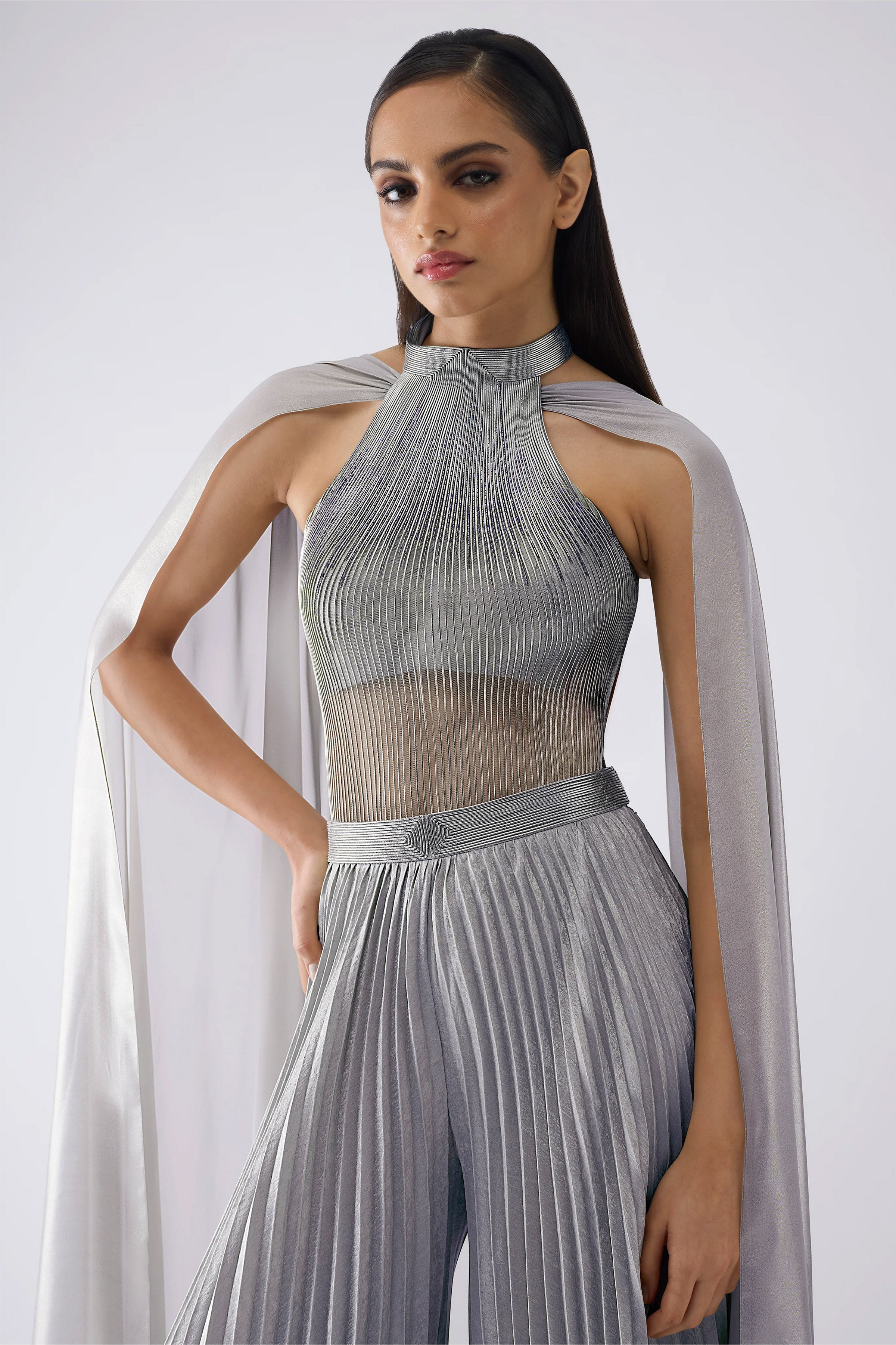 BODYSUIT PANT SAND ICE GREY