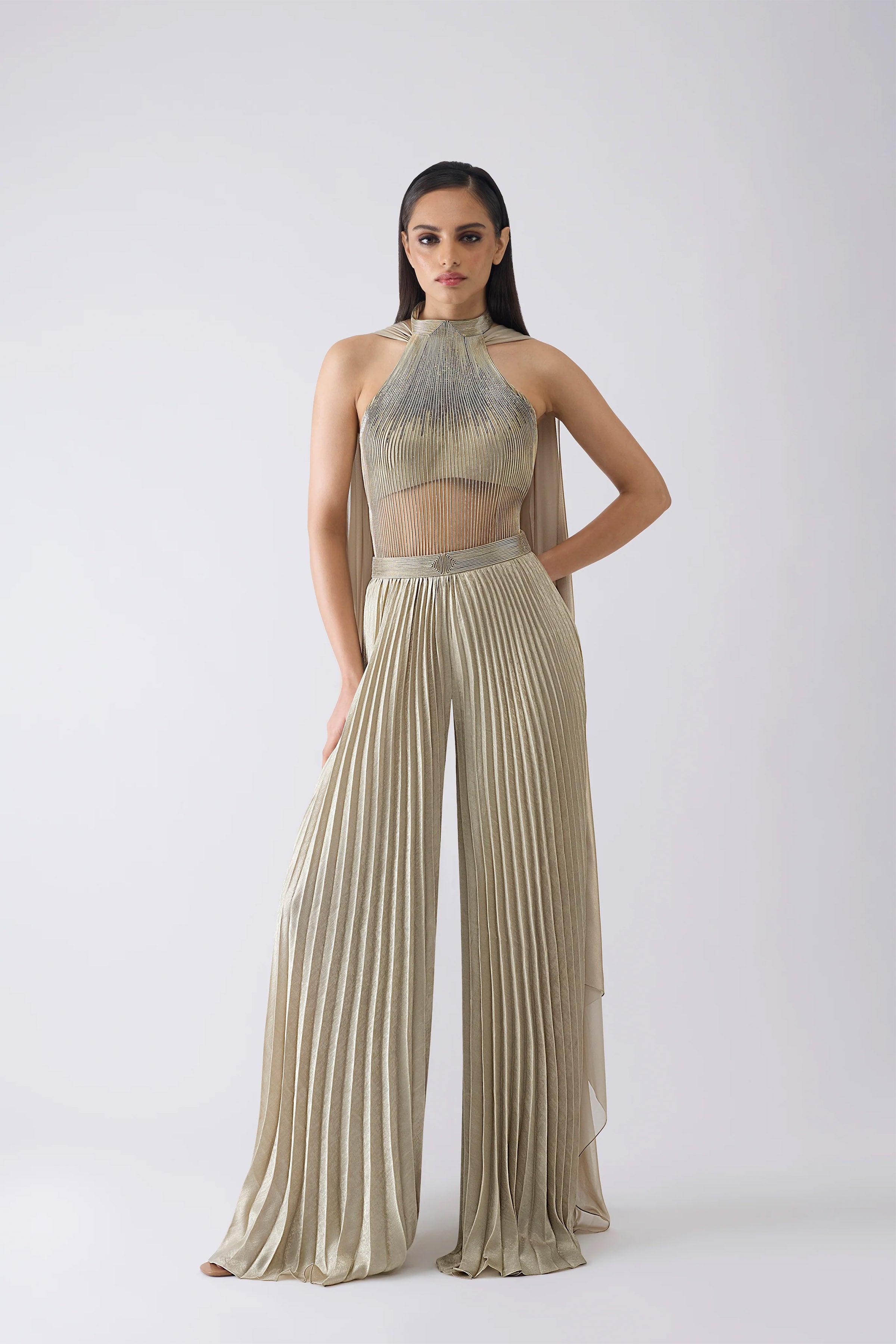 BODYSUIT PANT SAND