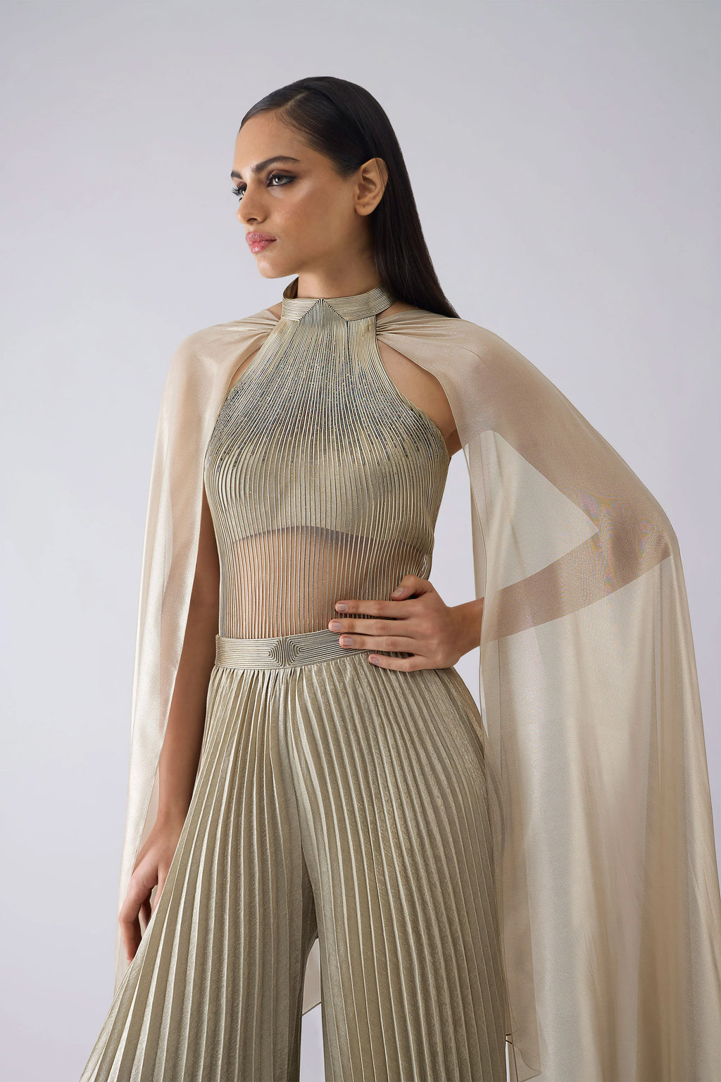 BODYSUIT PANT SAND ICE GREY