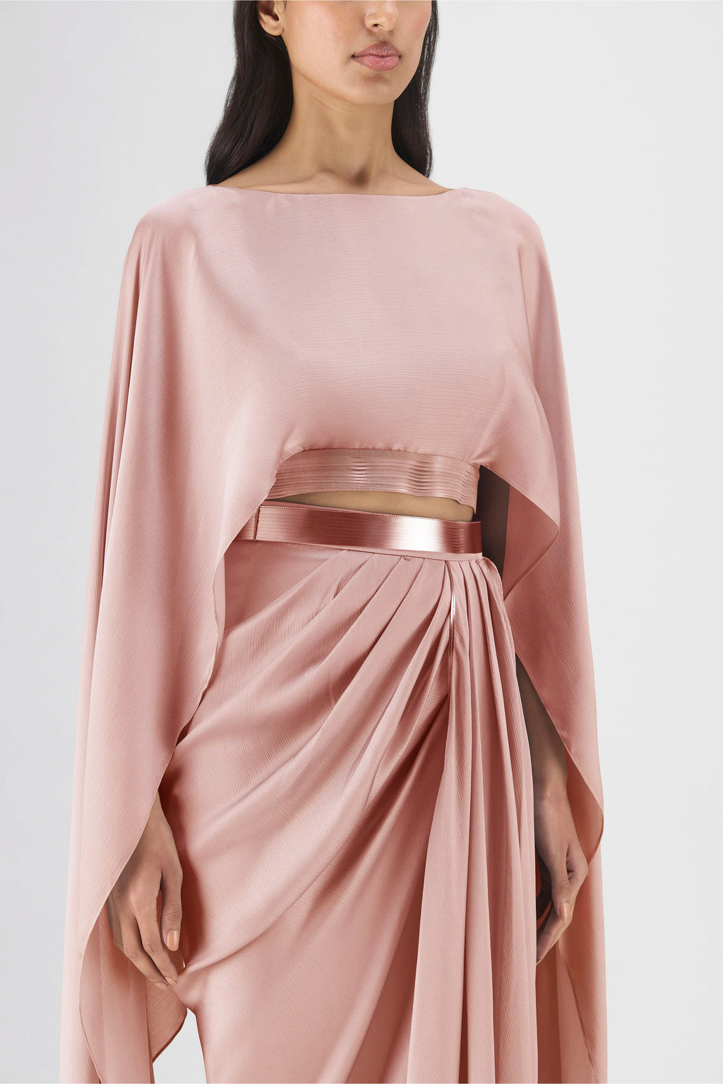 CAPE SKIRT BUTTER BLUSH ICE BLUE STEEL