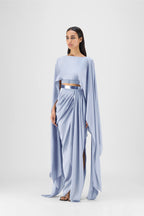 CAPE SKIRT BUTTER BLUSH ICE BLUE STEEL