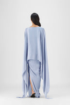 CAPE SKIRT BUTTER BLUSH ICE BLUE STEEL