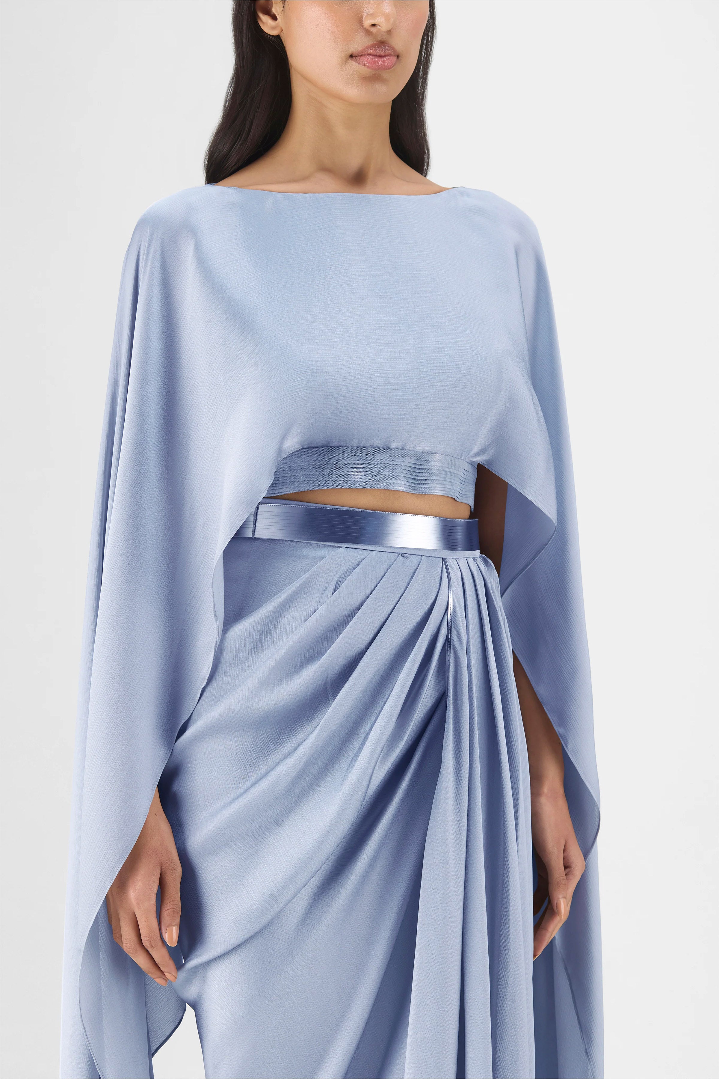 CAPE SKIRT BUTTER BLUSH ICE BLUE STEEL