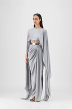 CAPE SKIRT BUTTER BLUSH ICE BLUE STEEL