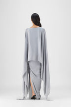 CAPE SKIRT BUTTER BLUSH ICE BLUE STEEL