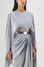 CAPE SKIRT BUTTER BLUSH ICE BLUE STEEL