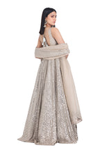 ABHINAV MISHRA GOWN DUPATTA BEIGE