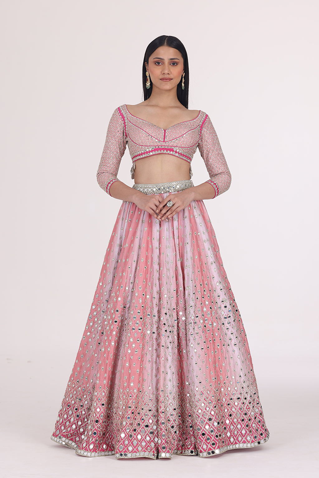 ABHINAV MISHRA LEHENGA BLOUSE DUPATT