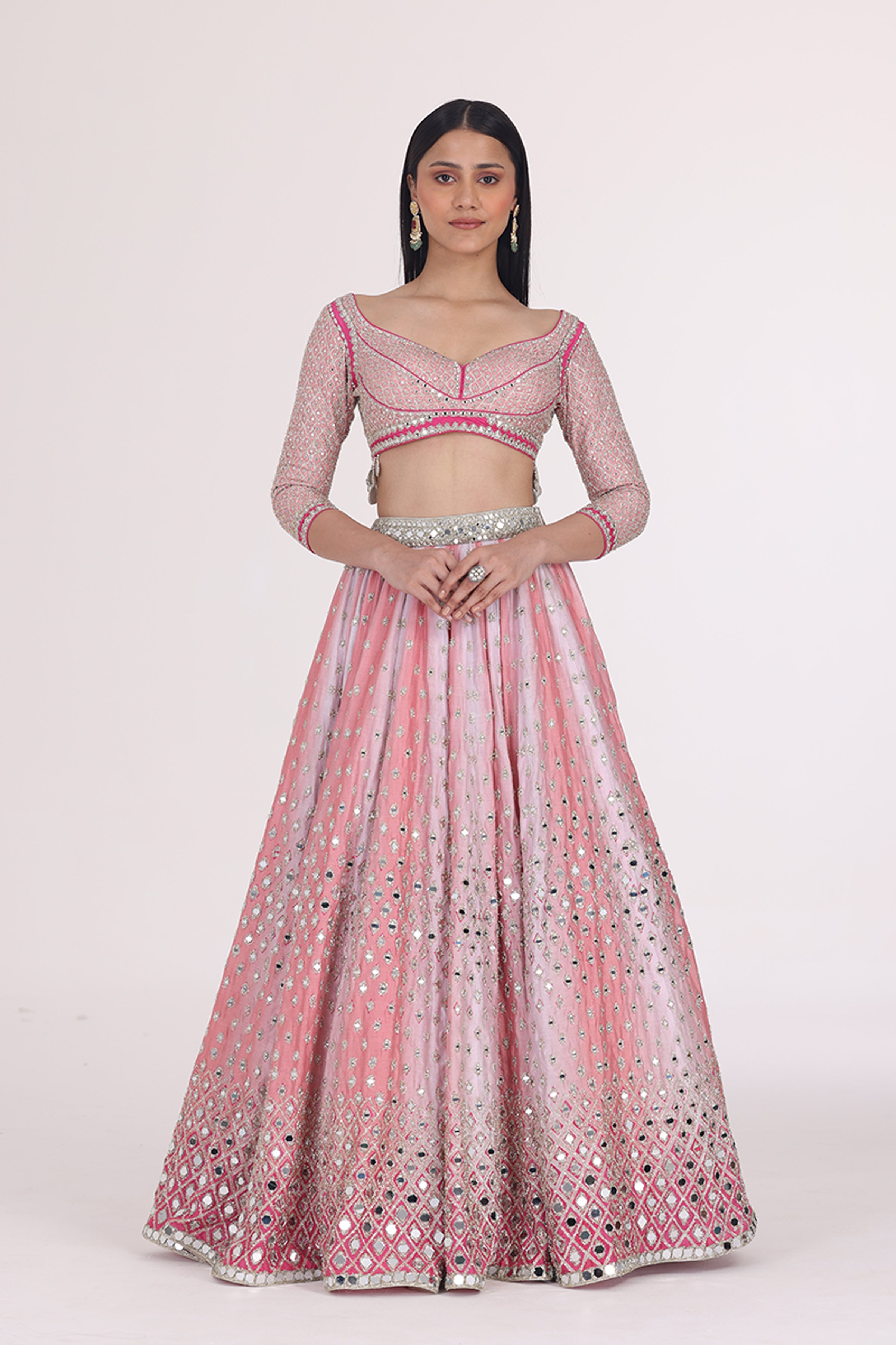 ABHINAV MISHRA LEHENGA BLOUSE DUPATT