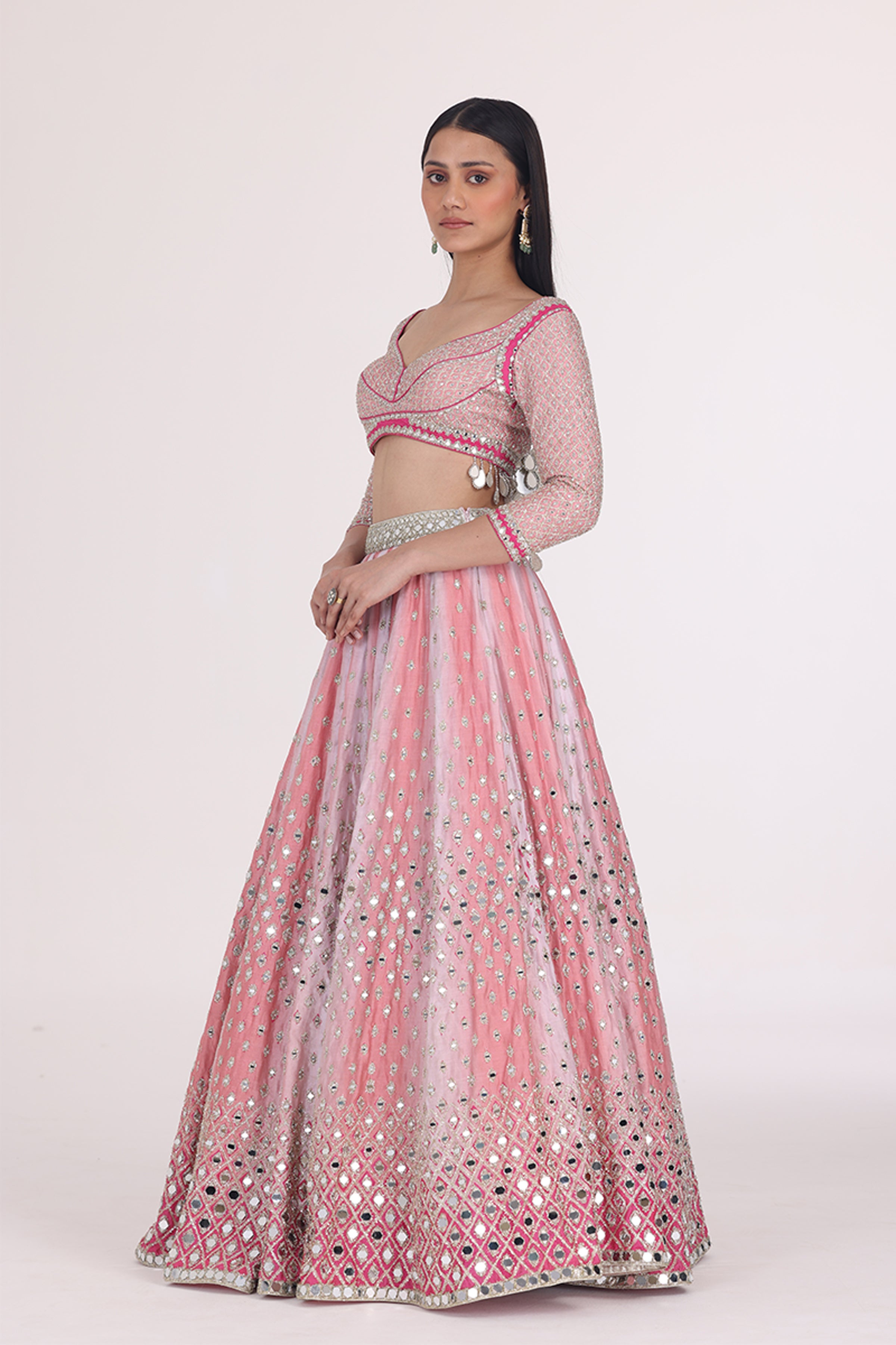 ABHINAV MISHRA LEHENGA BLOUSE DUPATT