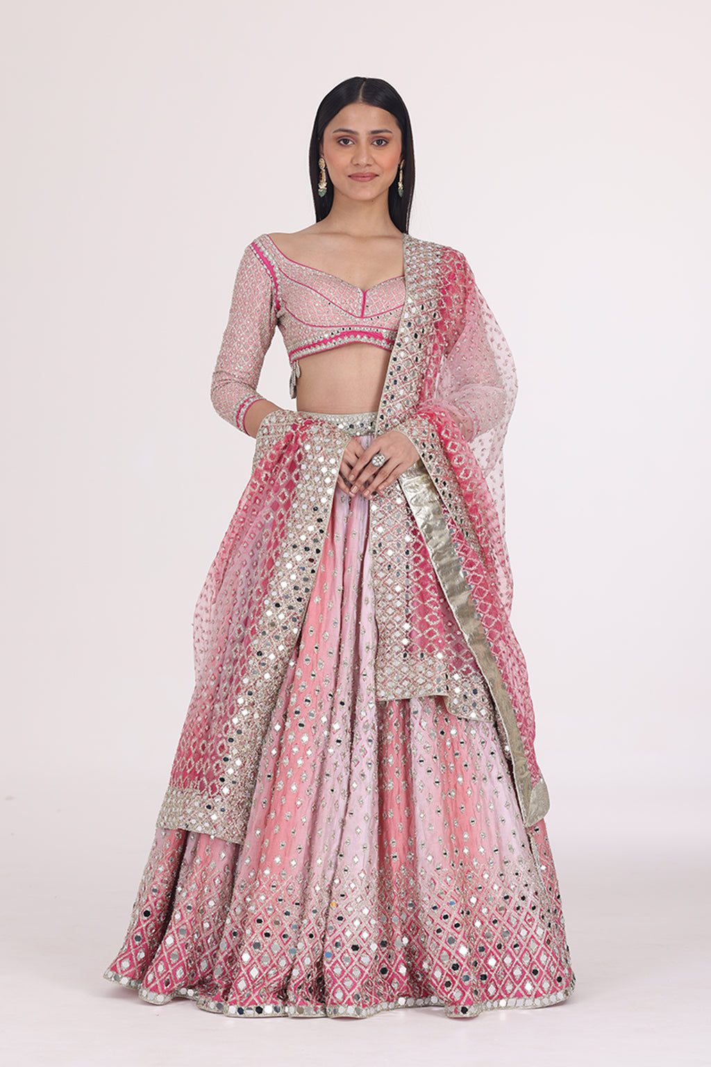 ABHINAV MISHRA LEHENGA BLOUSE DUPATT