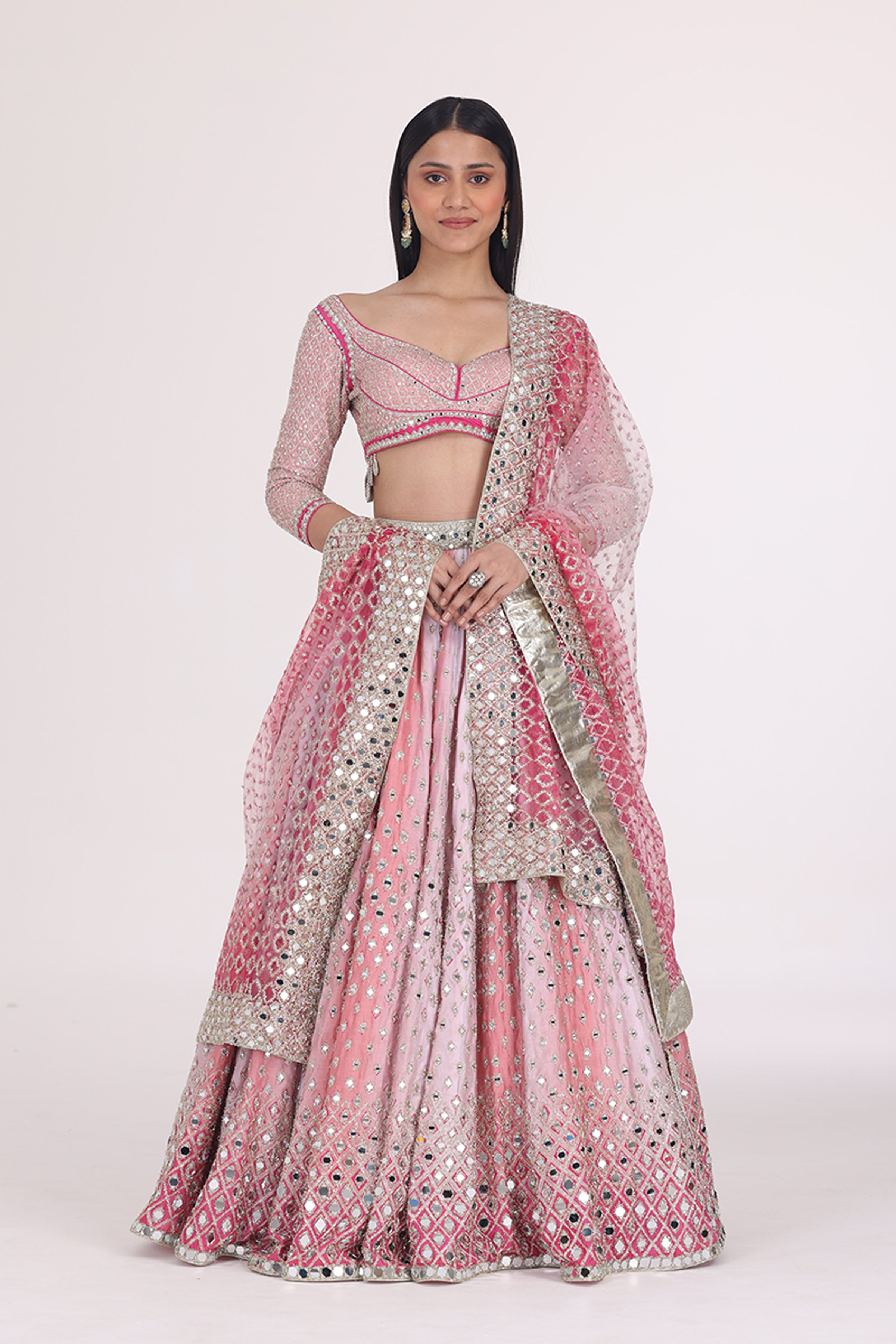 ABHINAV MISHRA LEHENGA BLOUSE DUPATT