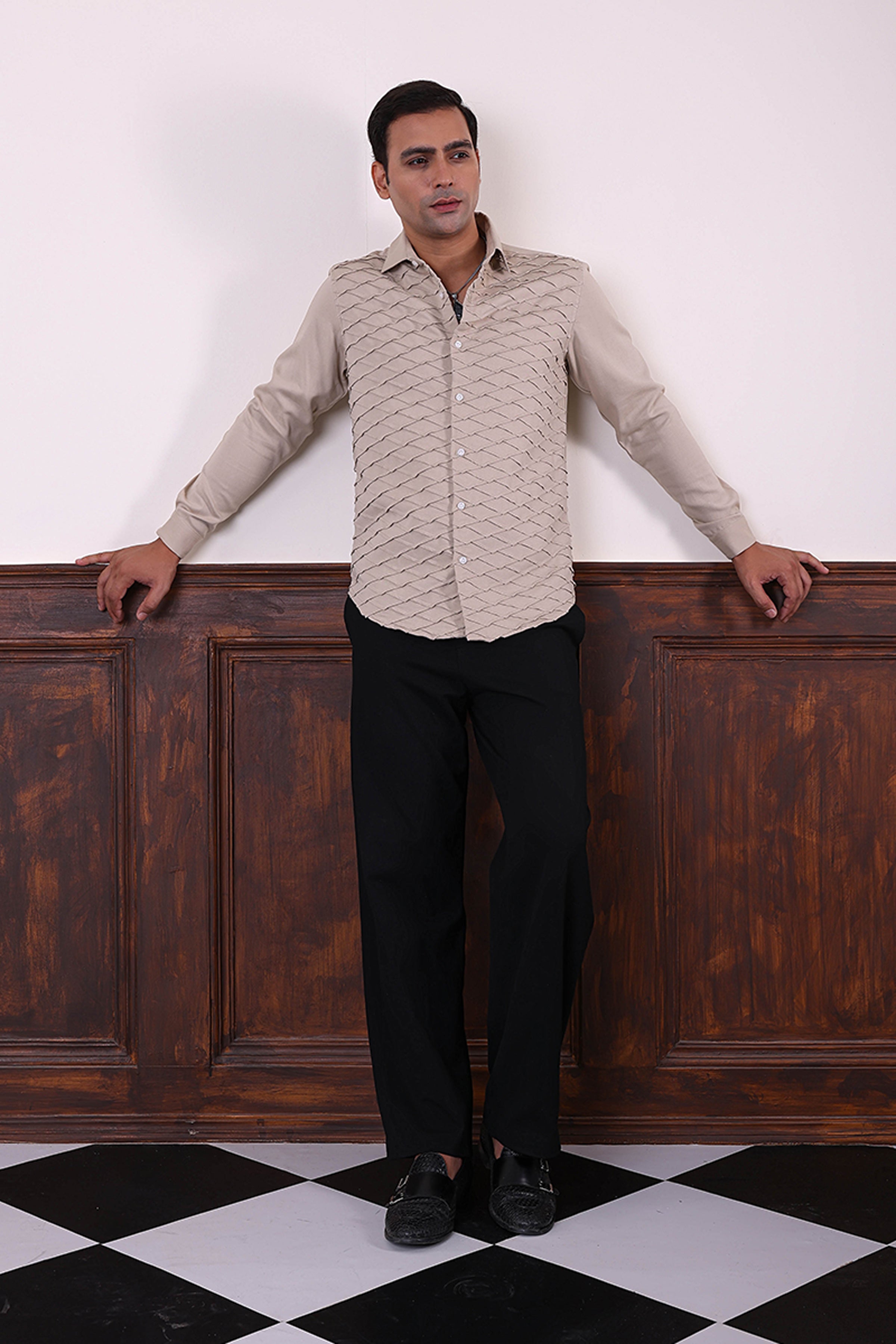 ABKASA SHIRT BEIGE