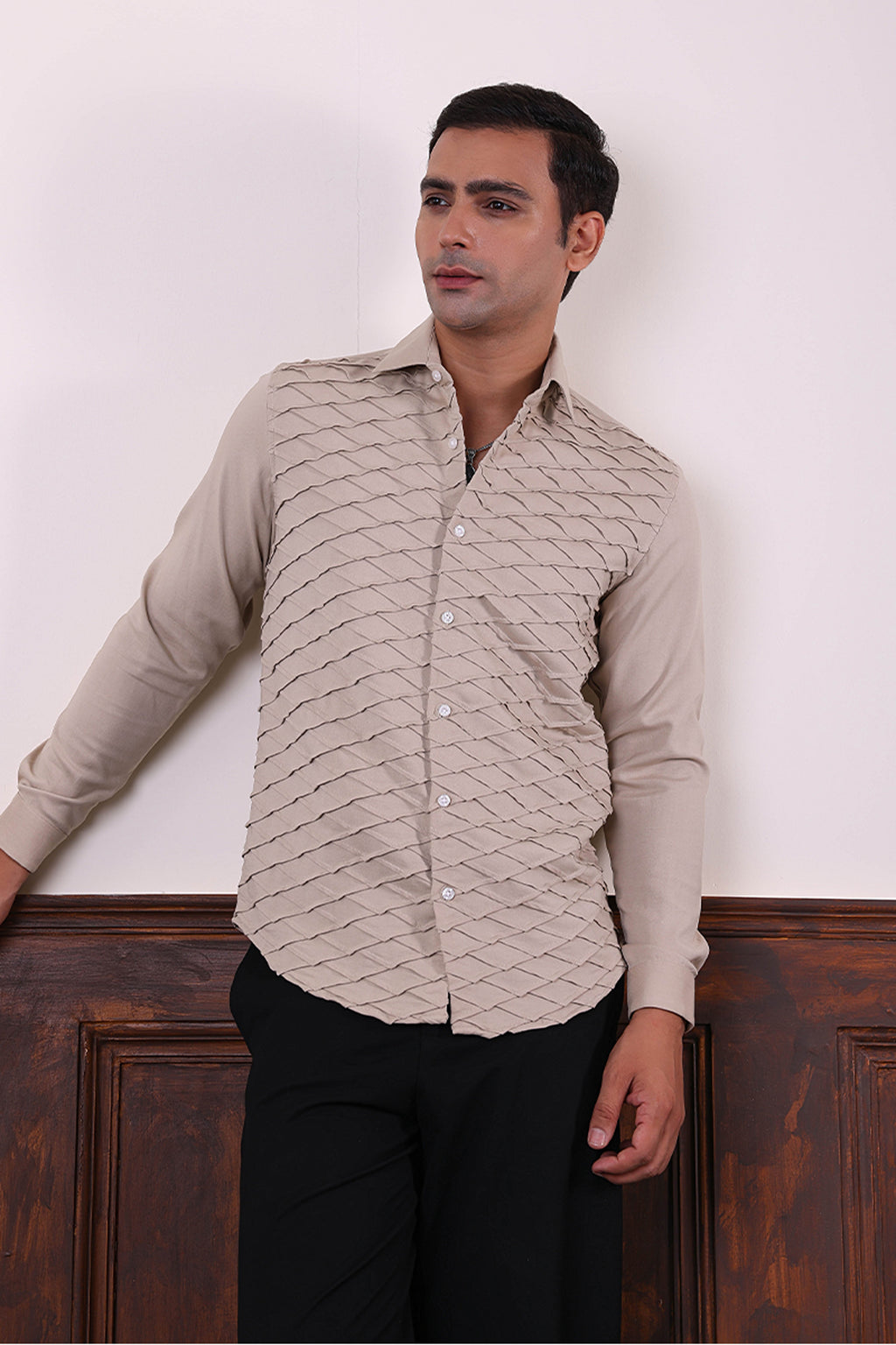 ABKASA SHIRT BEIGE