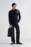 ABKASA SHIRT NAVY BLUE