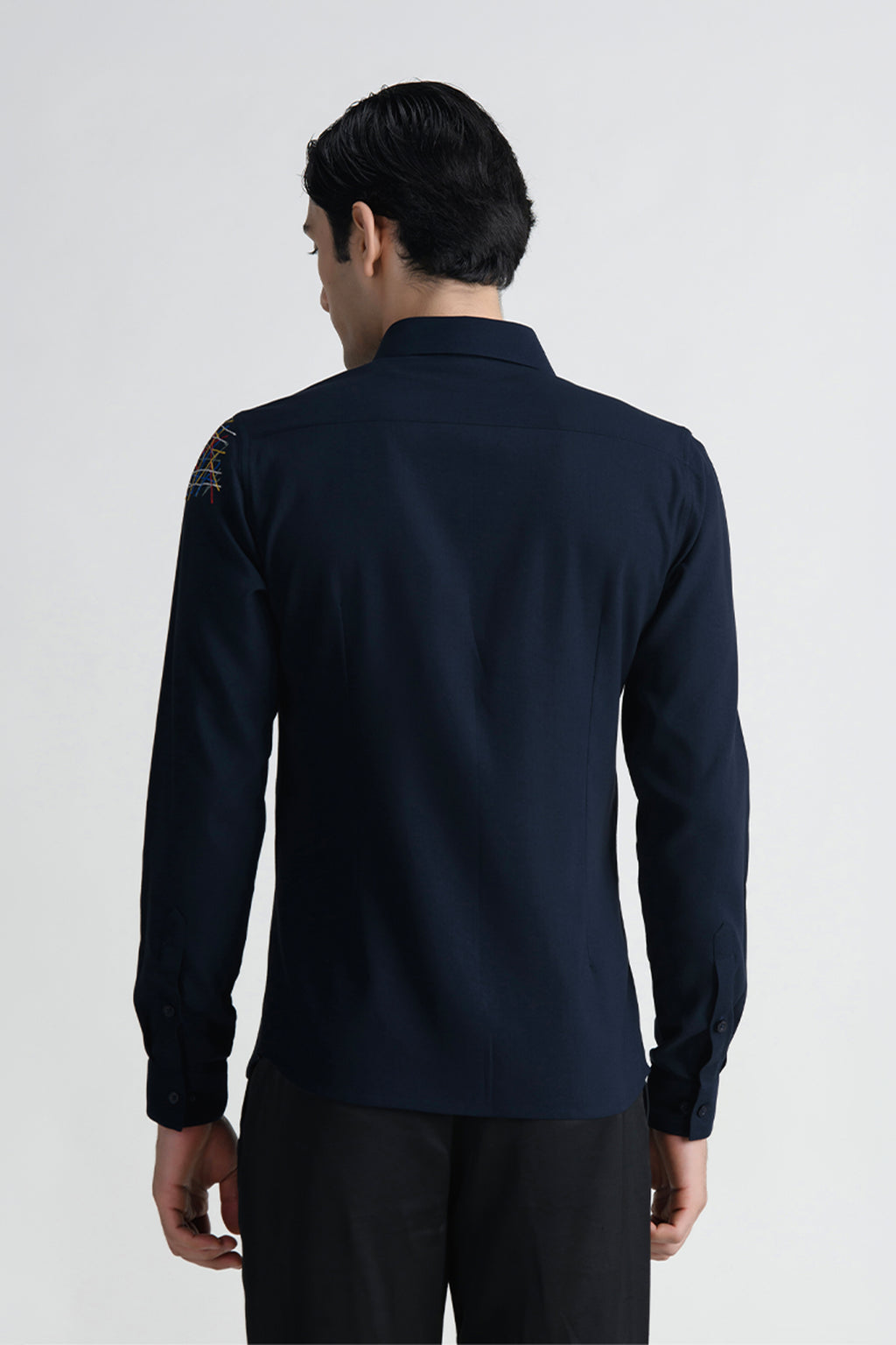 ABKASA SHIRT NAVY BLUE