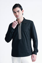 ABKASA SHIRT BLACK
