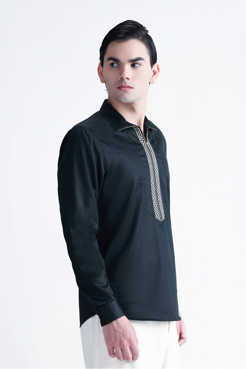 ABKASA SHIRT BLACK