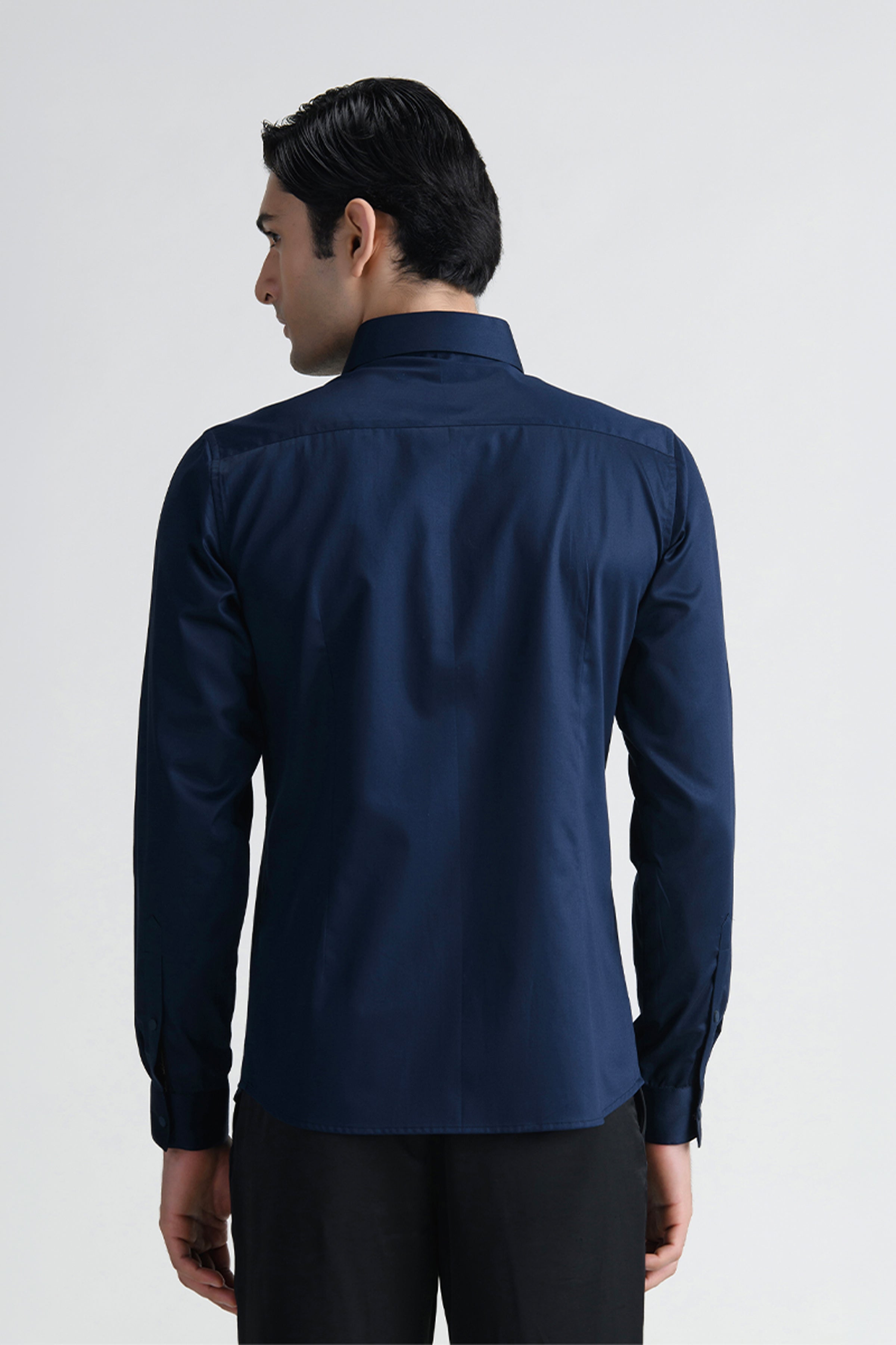 ABKASA SHIRT NAVY BLUE