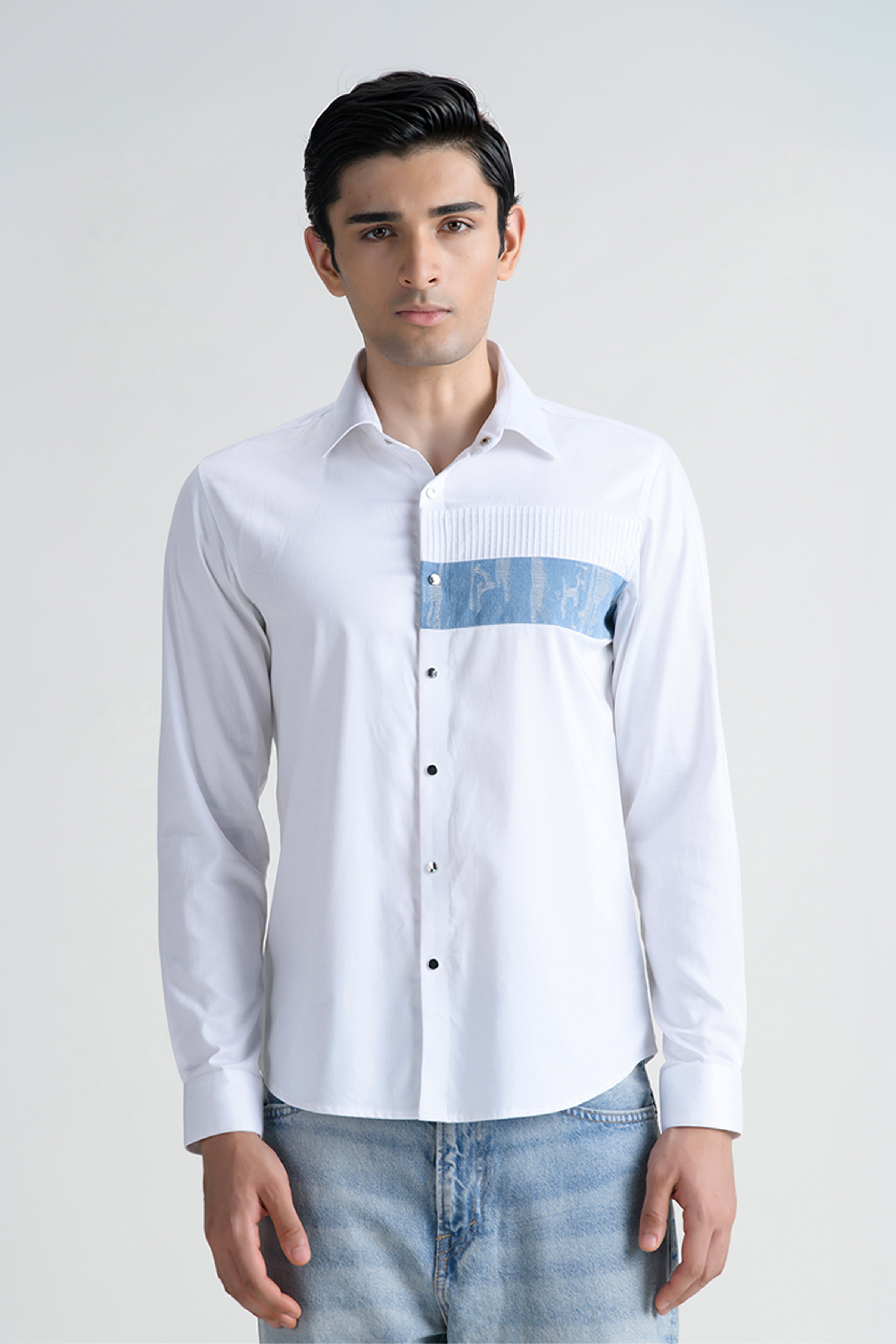 ABKASA SHIRT WHITE